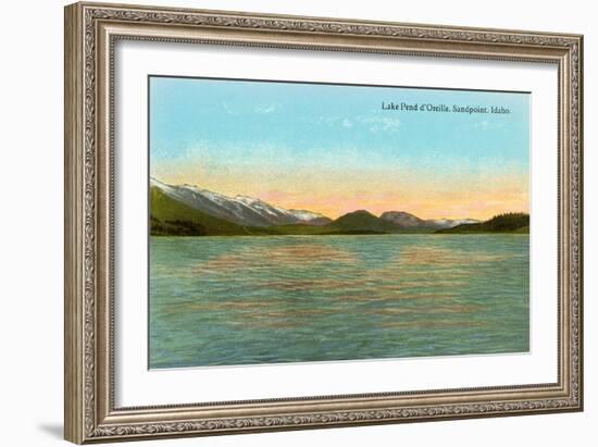 Lake Pend d'Oreille, Sandpoint, Idaho-null-Framed Art Print