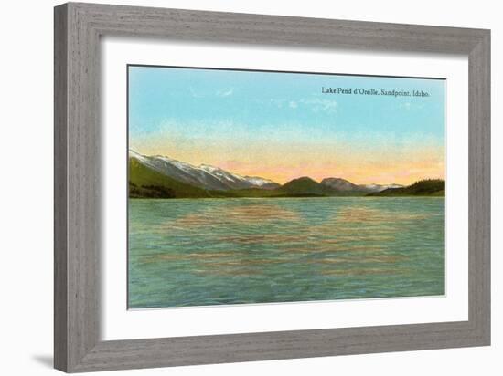 Lake Pend d'Oreille, Sandpoint, Idaho-null-Framed Art Print