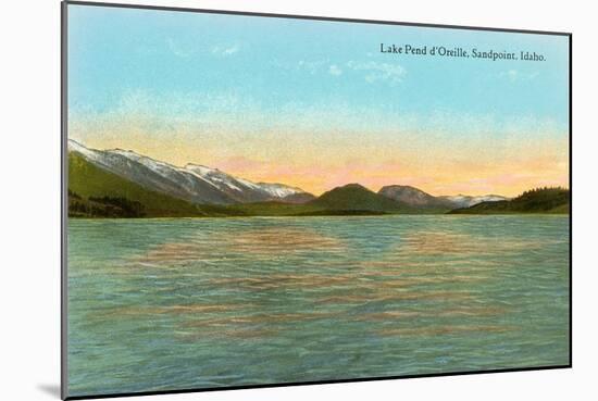 Lake Pend d'Oreille, Sandpoint, Idaho-null-Mounted Art Print