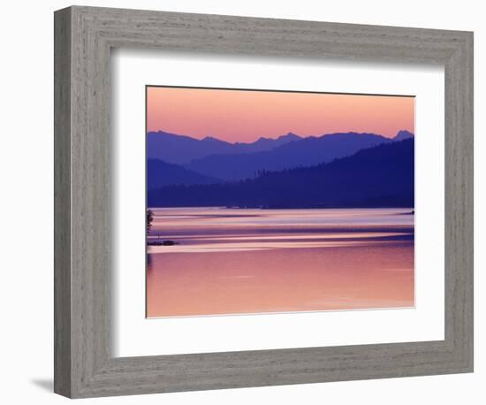 Lake Pend Oreille near Sandpoint, Idaho, USA-Chuck Haney-Framed Photographic Print