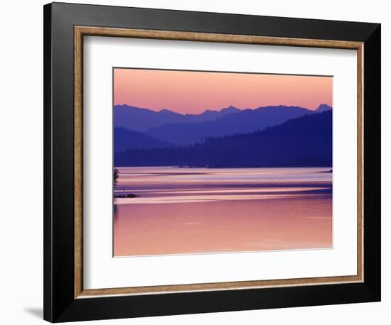 Lake Pend Oreille near Sandpoint, Idaho, USA-Chuck Haney-Framed Photographic Print