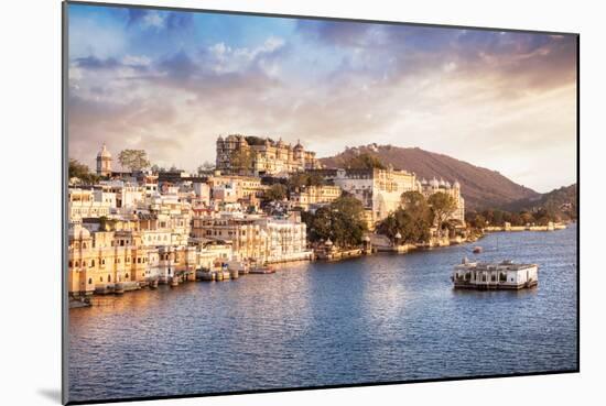 Lake Pichola and City Palace in India-Marina Pissarova-Mounted Photographic Print