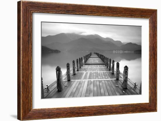 Lake Pier-PhotoINC-Framed Photographic Print