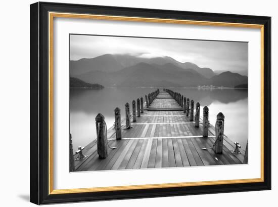 Lake Pier-PhotoINC-Framed Photographic Print