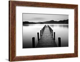 Lake Pier-null-Framed Photographic Print