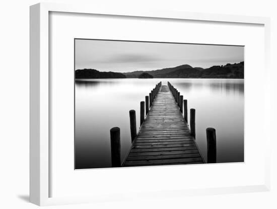 Lake Pier-null-Framed Photographic Print