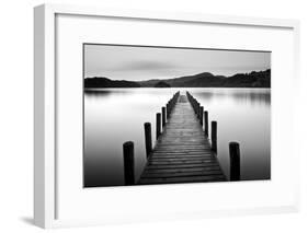 Lake Pier-null-Framed Photographic Print