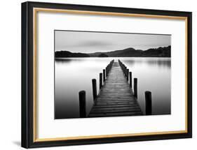 Lake Pier-null-Framed Photographic Print