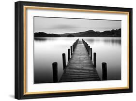 Lake Pier-null-Framed Photographic Print