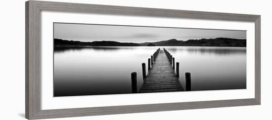 Lake Pier-PhotoINC Studio-Framed Art Print