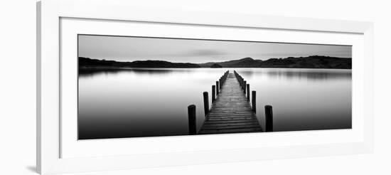 Lake Pier-PhotoINC Studio-Framed Art Print