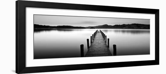 Lake Pier-PhotoINC Studio-Framed Art Print