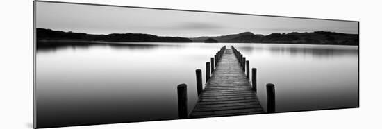 Lake Pier-PhotoINC Studio-Mounted Art Print