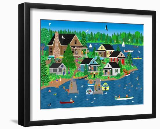 Lake Point Resort-Mark Frost-Framed Giclee Print