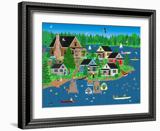 Lake Point Resort-Mark Frost-Framed Giclee Print