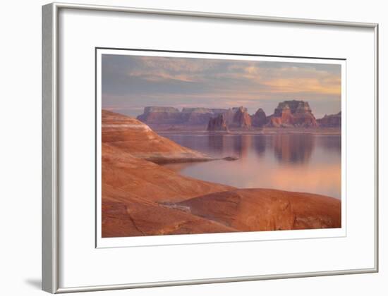 Lake Powell Pastel Sunset-Donald Paulson-Framed Giclee Print