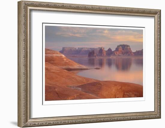 Lake Powell Pastel Sunset-Donald Paulson-Framed Giclee Print