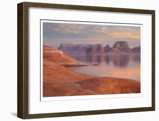 Lake Powell Pastel Sunset-Donald Paulson-Framed Giclee Print