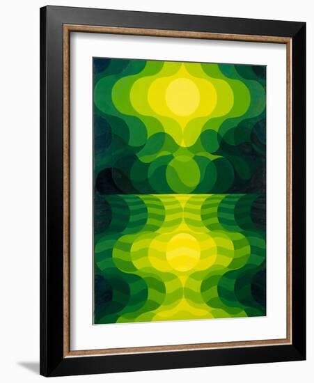 Lake Reflecting Moonlight, 1989-Emil Parrag-Framed Giclee Print