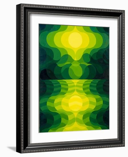 Lake Reflecting Moonlight, 1989-Emil Parrag-Framed Giclee Print