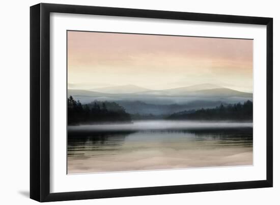 Lake Reflection 2, 2023-Jesse Carter-Framed Art Print