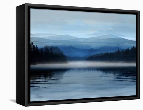 Lake Reflection 6, 2023-Jesse Carter-Framed Stretched Canvas