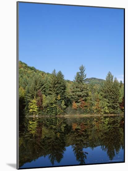Lake Reflections, Near Jackson, New Hampshire, New England, USA-Fraser Hall-Mounted Photographic Print