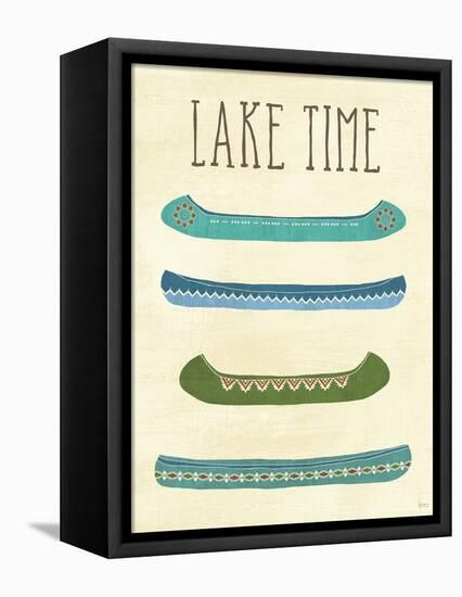 Lake Retreat V-Veronique Charron-Framed Stretched Canvas