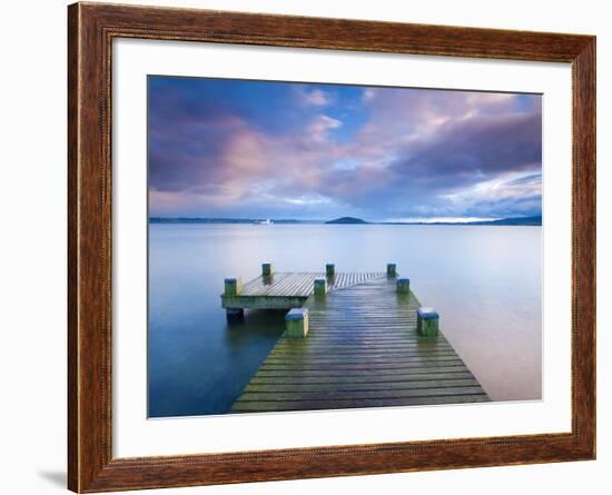 Lake Rotorua, North Island, New Zealand, Pacific-Ben Pipe-Framed Photographic Print