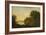 Lake Scene with Boat and Anglers-George Smith-Framed Giclee Print