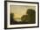 Lake Scene with Boat and Anglers-George Smith-Framed Giclee Print