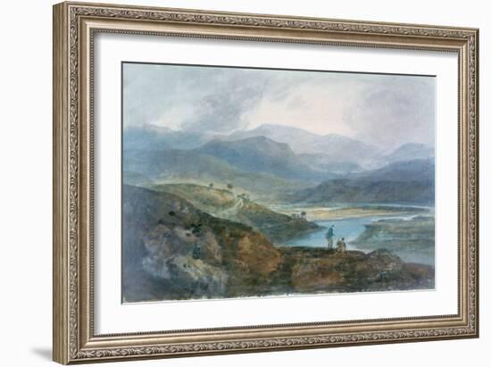 Lake, Scotland, 1801-1802-J. M. W. Turner-Framed Giclee Print