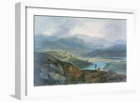 Lake, Scotland, 1801-1802-J. M. W. Turner-Framed Giclee Print