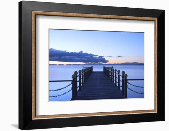 Lake Sevan, early morning, freshwater high-altitude lake, Gegharkunik Province, Armenia, Caucasus, -G&M Therin-Weise-Framed Photographic Print