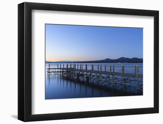 Lake Sevan, early morning, freshwater high-altitude lake, Gegharkunik Province, Armenia, Caucasus, -G&M Therin-Weise-Framed Photographic Print