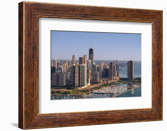 Lake Shore Drive Curve Chicago-Steve Gadomski-Framed Photographic Print