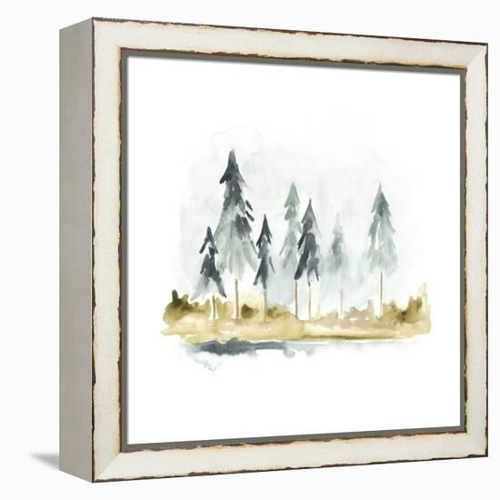 Lake Shore I-June Vess-Framed Stretched Canvas