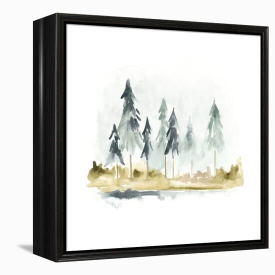 Lake Shore I-June Vess-Framed Stretched Canvas