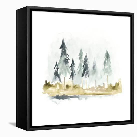 Lake Shore I-June Vess-Framed Stretched Canvas