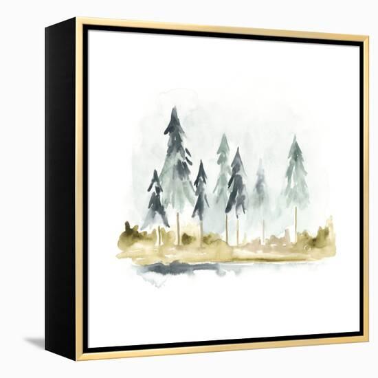 Lake Shore I-June Vess-Framed Stretched Canvas