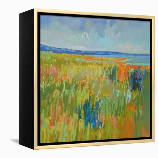 Lake Shore II-Jane Schmidt-Framed Stretched Canvas