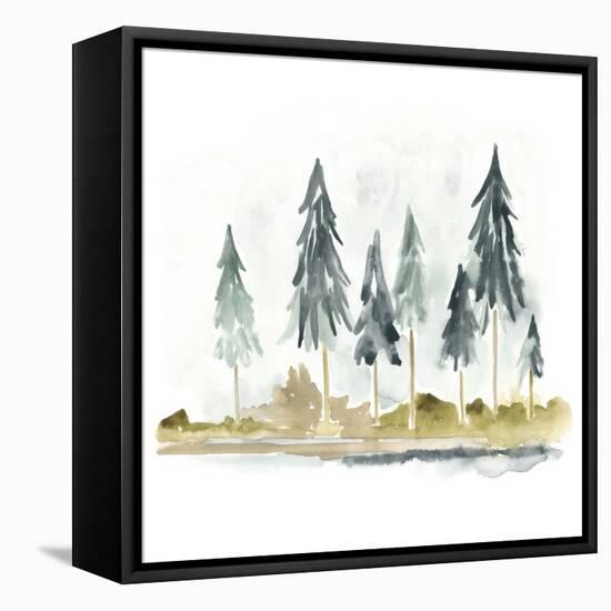Lake Shore II-June Vess-Framed Stretched Canvas