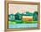 Lake Side-Ynon Mabat-Framed Stretched Canvas