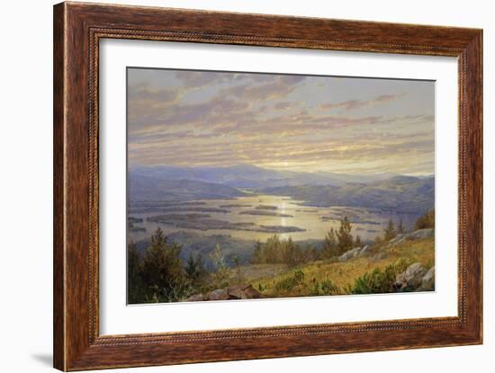 Lake Squam from Red Hill, 1874-William Trost Richards-Framed Giclee Print