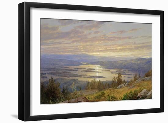 Lake Squam from Red Hill, 1874-William Trost Richards-Framed Giclee Print