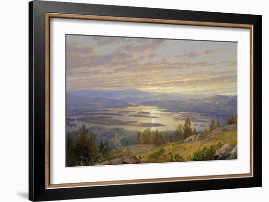 Lake Squam from Red Hill, 1874-William Trost Richards-Framed Giclee Print