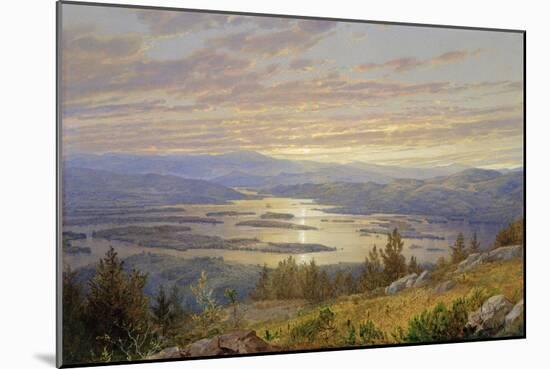 Lake Squam from Red Hill, 1874-William Trost Richards-Mounted Giclee Print
