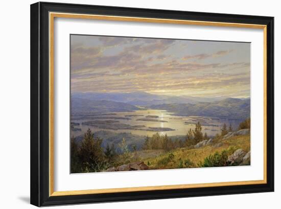 Lake Squam from Red Hill, 1874-William Trost Richards-Framed Giclee Print