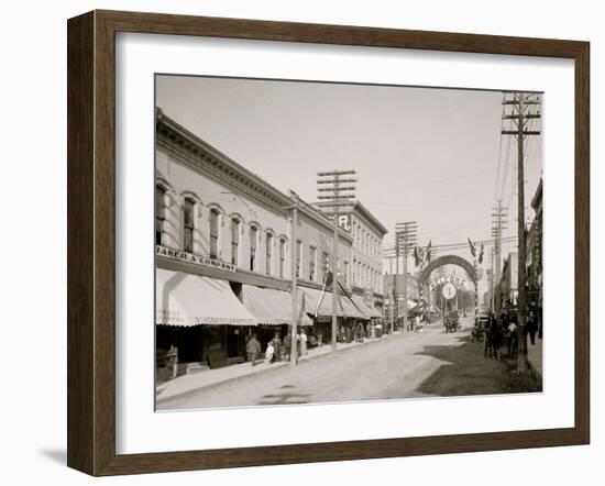 Lake St., Petoskey, Mich.-null-Framed Photo