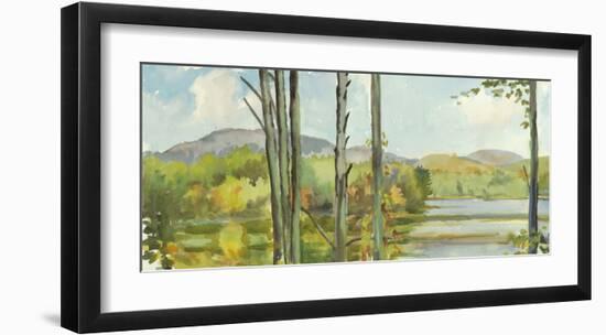 Lake Study (left)-Elissa Gore-Framed Art Print